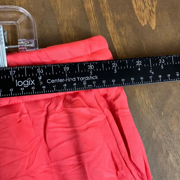 Nike Womens Sweatpants Coral Dry Fit Pull On Therma Anke Zip Jogger Stretch 2X - Picture 9 of 14